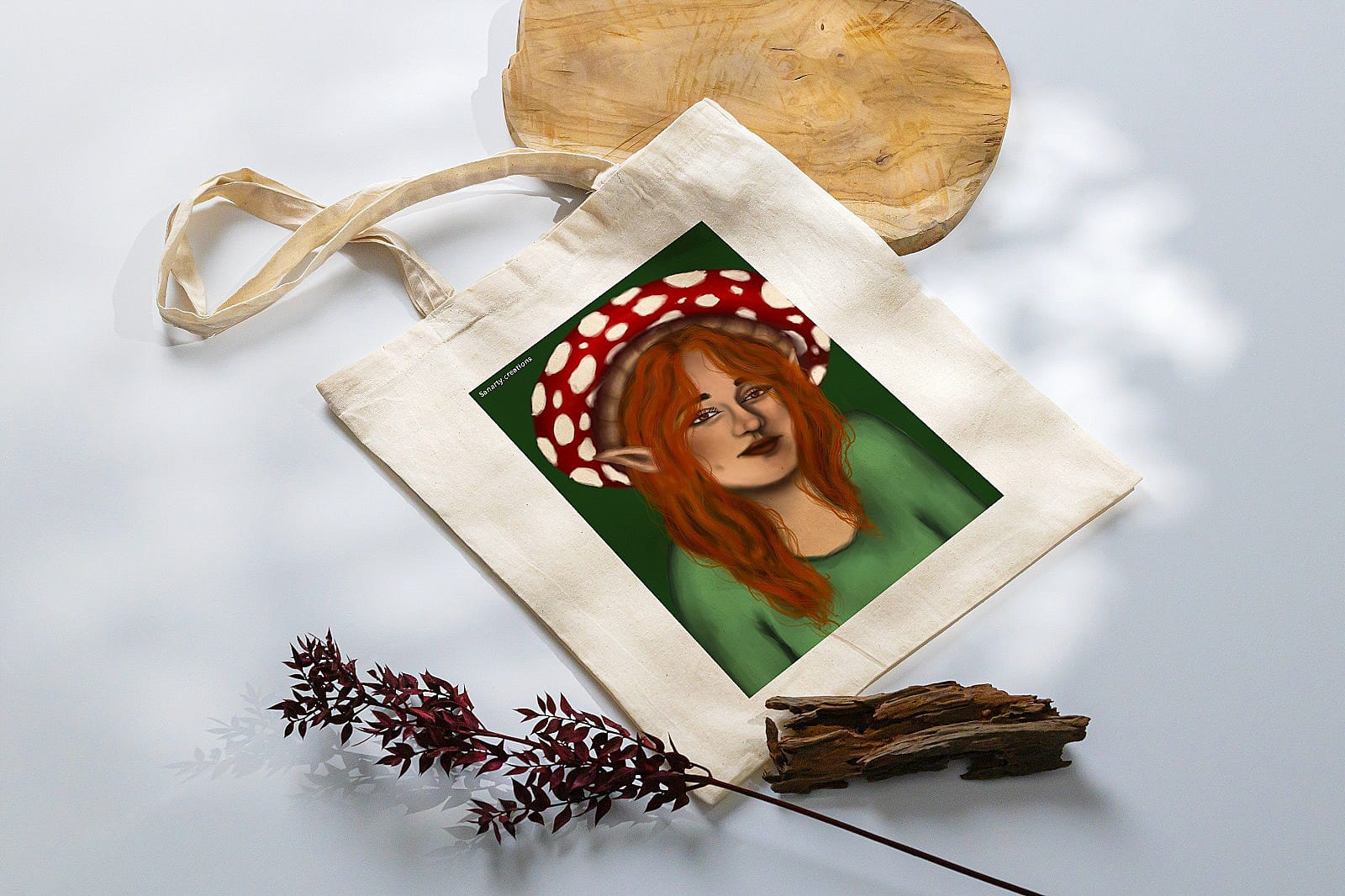 Tote bag fairy